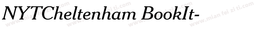 NYTCheltenham BookIt字体转换